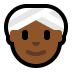 👳🏾‍♀️ woman wearing turban: medium-dark skin tone display on Windows